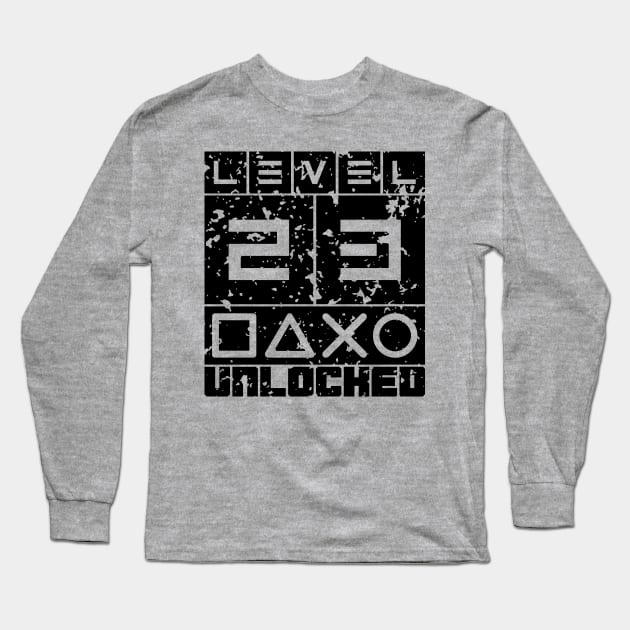 Level 23 unlocked Long Sleeve T-Shirt by colorsplash